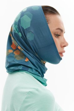 Бафф Bivium сине-зеленый_оранжевый