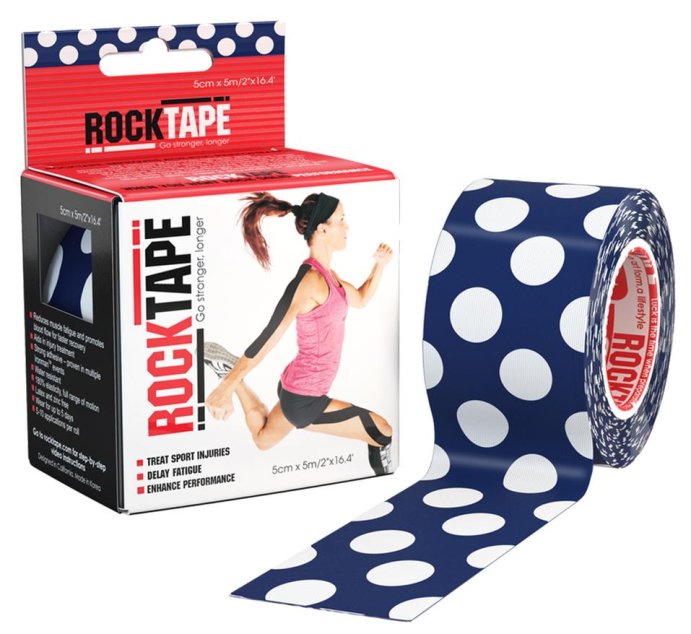 тейп-лента RockTape Design, 5см х 5м, в горошек RCT100-PD-OS в Твери