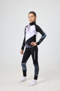 Гоночный костюм Nordski Jr. Heat Black/Lavender NSJ678106