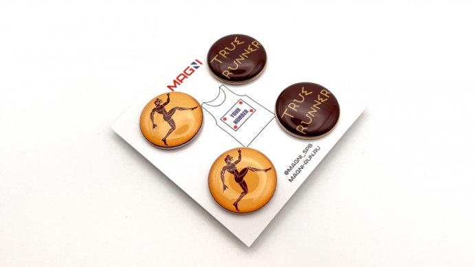 Магнитные держатели для номера &quot;True Runner&quot;