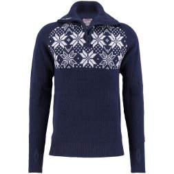 Свитер ULVANG Rav Kiby муж. 77311/75016 синий/сер.меланж