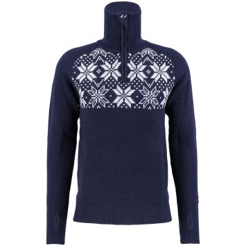 Свитер ULVANG Rav Kiby муж. 77311/75016 синий/сер.меланж