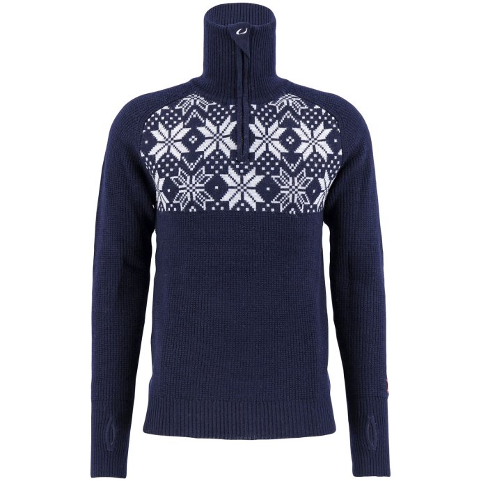 Свитер ULVANG Rav Kiby муж. 77311/75016 синий/сер.меланж