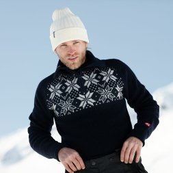 Свитер ULVANG Rav Kiby муж. 77311/75016 синий/сер.меланж