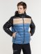 Куртка пуховая MOAX Igora light муж. MX2341/10020 чёрный/голубой