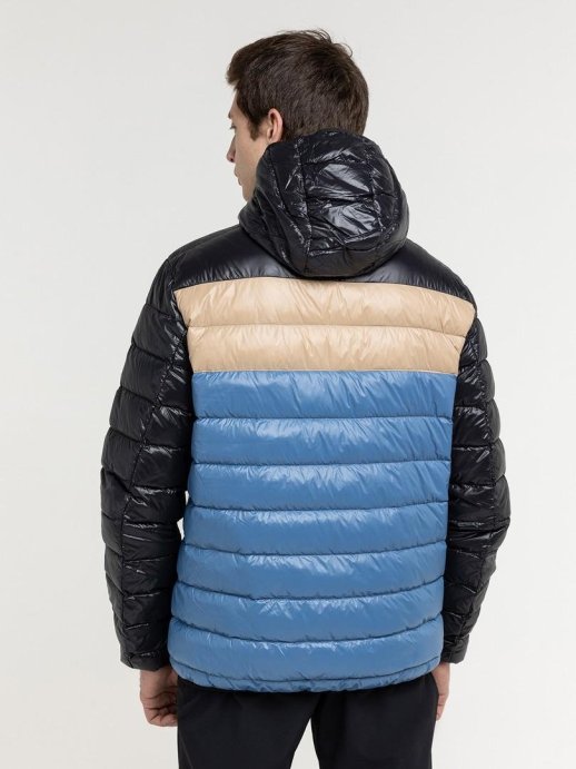 Куртка пуховая MOAX Igora light муж. MX2341/10020 чёрный/голубой