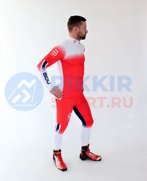 Гоночный костюм НОРВЕГИЯ 2020 красный