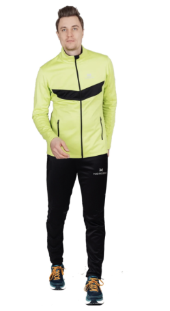 Костюм разминочный Nordski BASE Lime/Black NSM815180