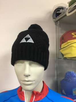 Шапка теплая Fischer Trener logo сер.