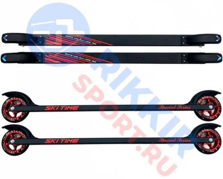 Лыжероллеры SKI TIME Long SK100 NEW Black/Red 720 (3)