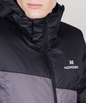 Утепленная куртка Nordski Active Black/Grey NSM346201