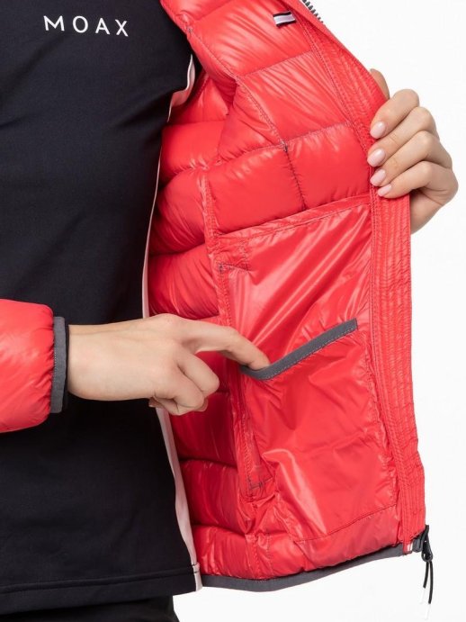 Куртка MOAX пуховая Igora light жен. MX2342/90650 ягодный