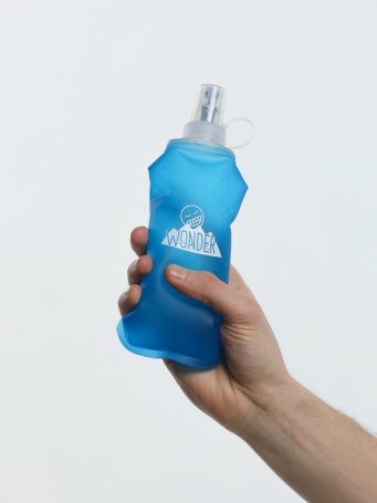 Мягкая фляга Wonder Trail синяя 350мл