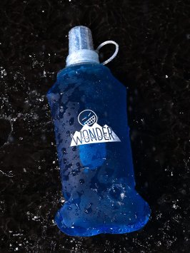 Мягкая фляга Wonder Trail синяя 350мл