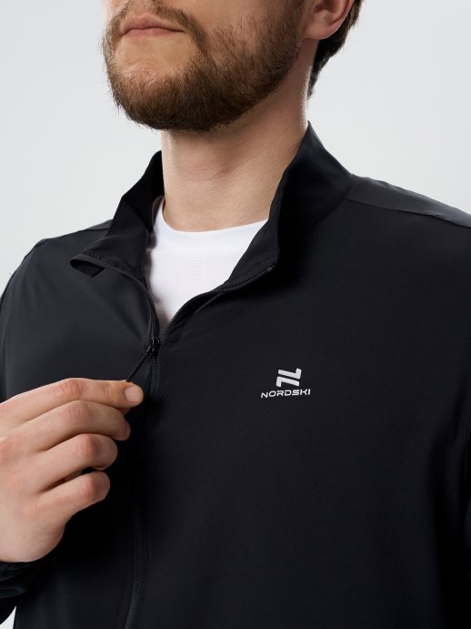 Ветровка беговая Nordski Light Cross Black NSM349100 в Пензе