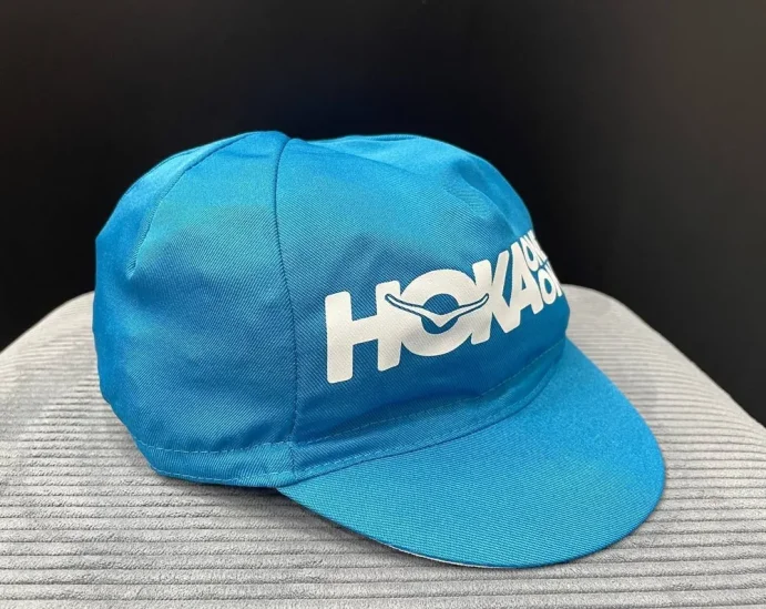 Кепка для бега HOKA голубая (однотонная)