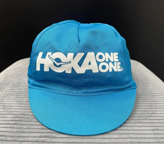 Кепка для бега HOKA голубая (однотонная)