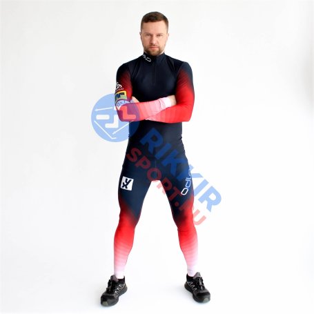 Гоночный костюм НОРВЕГИЯ 2021-22 темн.-син. (светлые вставки)