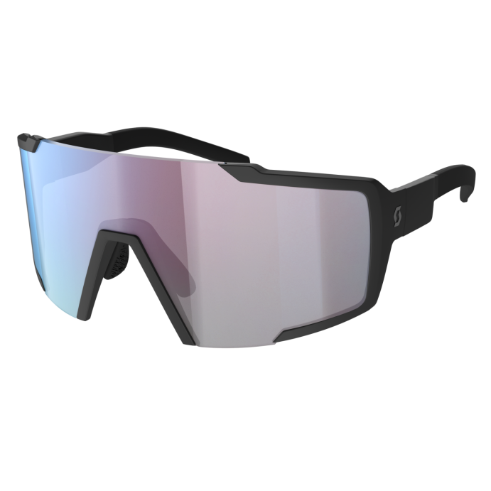 Очки SCOTT Shield Compact black matt blue chrome enhancer ES289235-0135012
