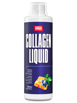 Коллаген ликвид COLLAGEN LIQUID GENETIC FORCE 500 мл (Черника-Мёд)