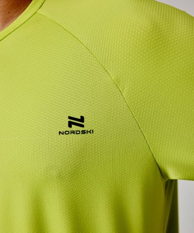 Футболка Nordski Race Lime NSM100365
