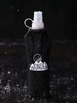 Мягкая фляга Wonder Trail чёрная 500мл