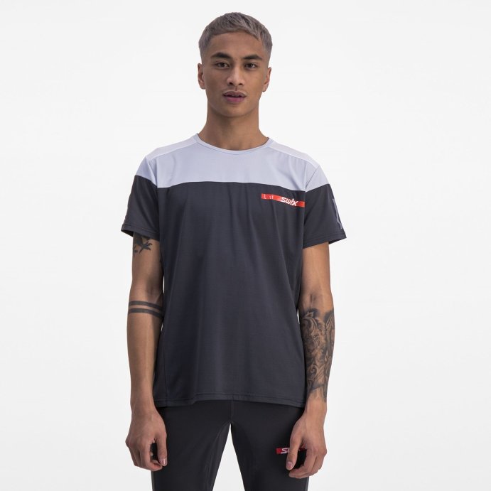 Футболка SWIX Carbon муж темно-серый 40861/12400 в Твери