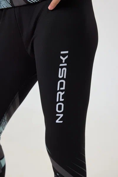 Гоночный костюм Nordski Jr. Heat Black/Ice Mint NSJ678906