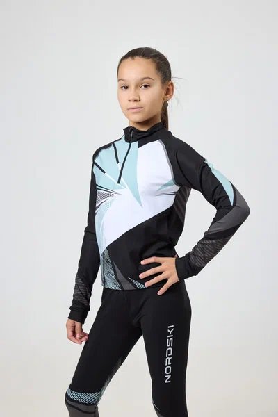 Гоночный костюм Nordski Jr. Heat Black/Ice Mint NSJ678906