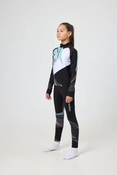Гоночный костюм Nordski Jr. Heat Black/Ice Mint NSJ678906