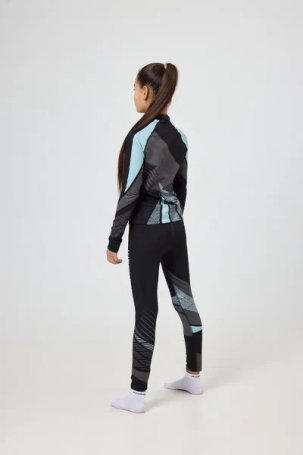 Гоночный костюм Nordski Jr. Heat Black/Ice Mint NSJ678906