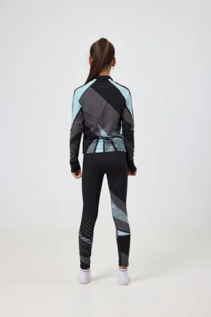 Гоночный костюм Nordski Jr. Heat Black/Ice Mint NSJ678906