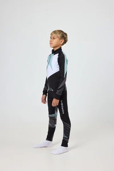 Гоночный костюм Nordski Jr. Heat Black/Ice Mint NSJ678906