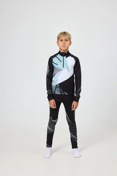 Гоночный костюм Nordski Jr. Heat Black/Ice Mint NSJ678906