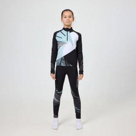 Гоночный костюм Nordski Jr. Heat Black/Ice Mint NSJ678906