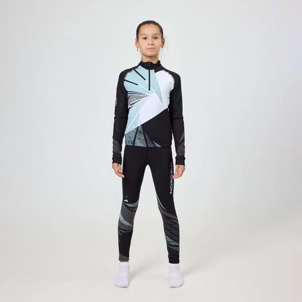 Гоночный костюм Nordski Jr. Heat Black/Ice Mint NSJ678906