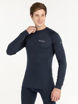 Термофутболка Moax Race LS муж.  MX114031/75100 темно-синий