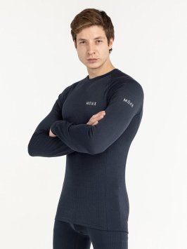 Термофутболка Moax Race LS муж.  MX114031/75100 темно-синий
