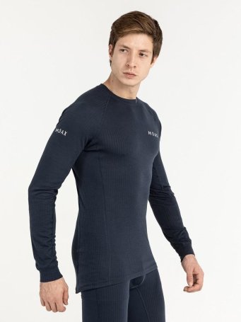 Термофутболка Moax Race LS муж.  MX114031/75100 темно-синий