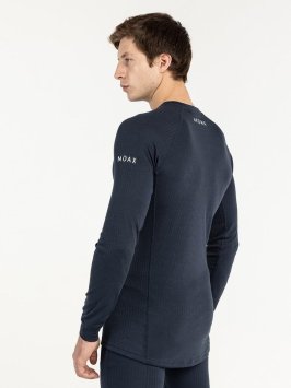 Термофутболка Moax Race LS муж.  MX114031/75100 темно-синий
