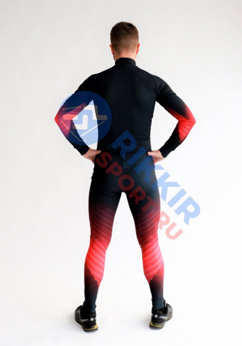 Гоночный костюм НОРВЕГИЯ 2021-22 черн. красн.