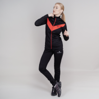Костюм разминочный Nordski BASE Black/Red W NSW816910