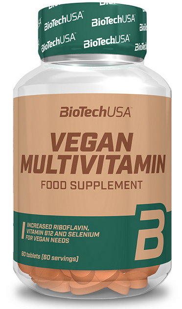 Мультивитамины для веганов Vegan Multivitamin BioTech 60 таб. в Твери