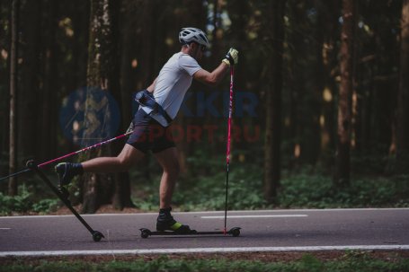 Лыжероллеры SKI TIME CL70-50R LONG NEW Black/Red 830 (3)