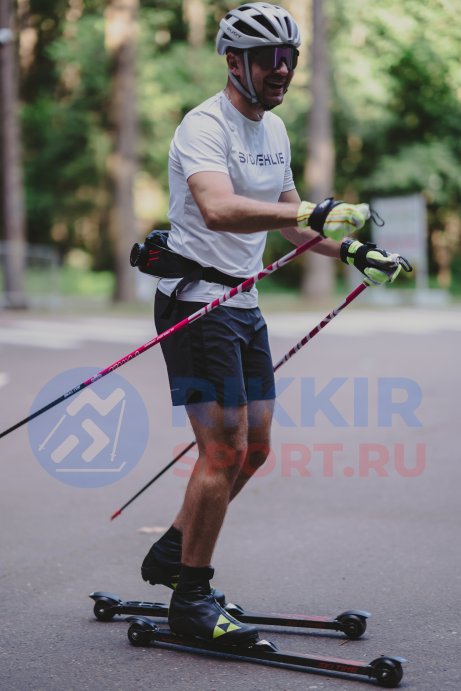 Лыжероллеры SKI TIME CL70-50R LONG NEW Black/Red 830 (3)