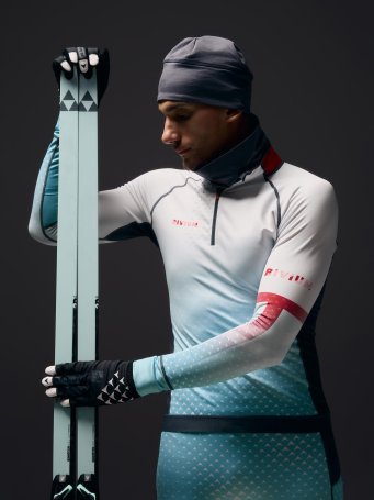 Костюм гоночный утепленный Bivium Энергия 2.0 муж. белый_красный_синий