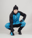 Куртка Nordski Hybrid Hood Black/Light Blue NSM850179 в Мурманске