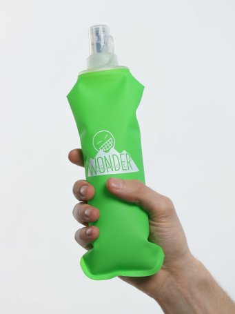 Мягкая фляга Wonder Trail зелёная 500мл
