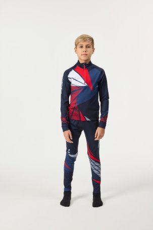 Гоночный костюм Nordski Jr. Heat Blue/Red NSJ678987