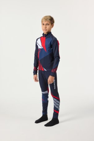 Гоночный костюм Nordski Jr. Heat Blue/Red NSJ678987